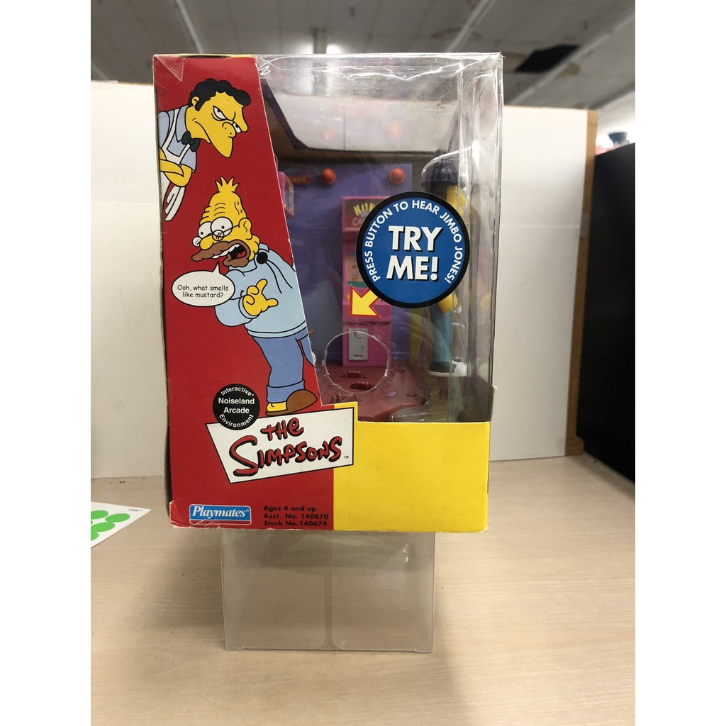 Playmates Toys The Simpsons Series 5 Playset Noiseland Arcade with Jimbo...