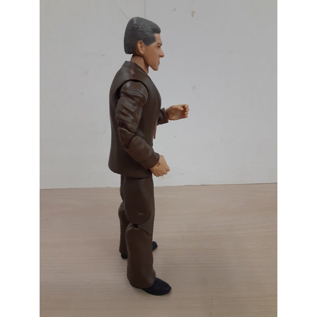 Custom WWE Mattel Mr. Vince McMahon Action Figure Brown Suit