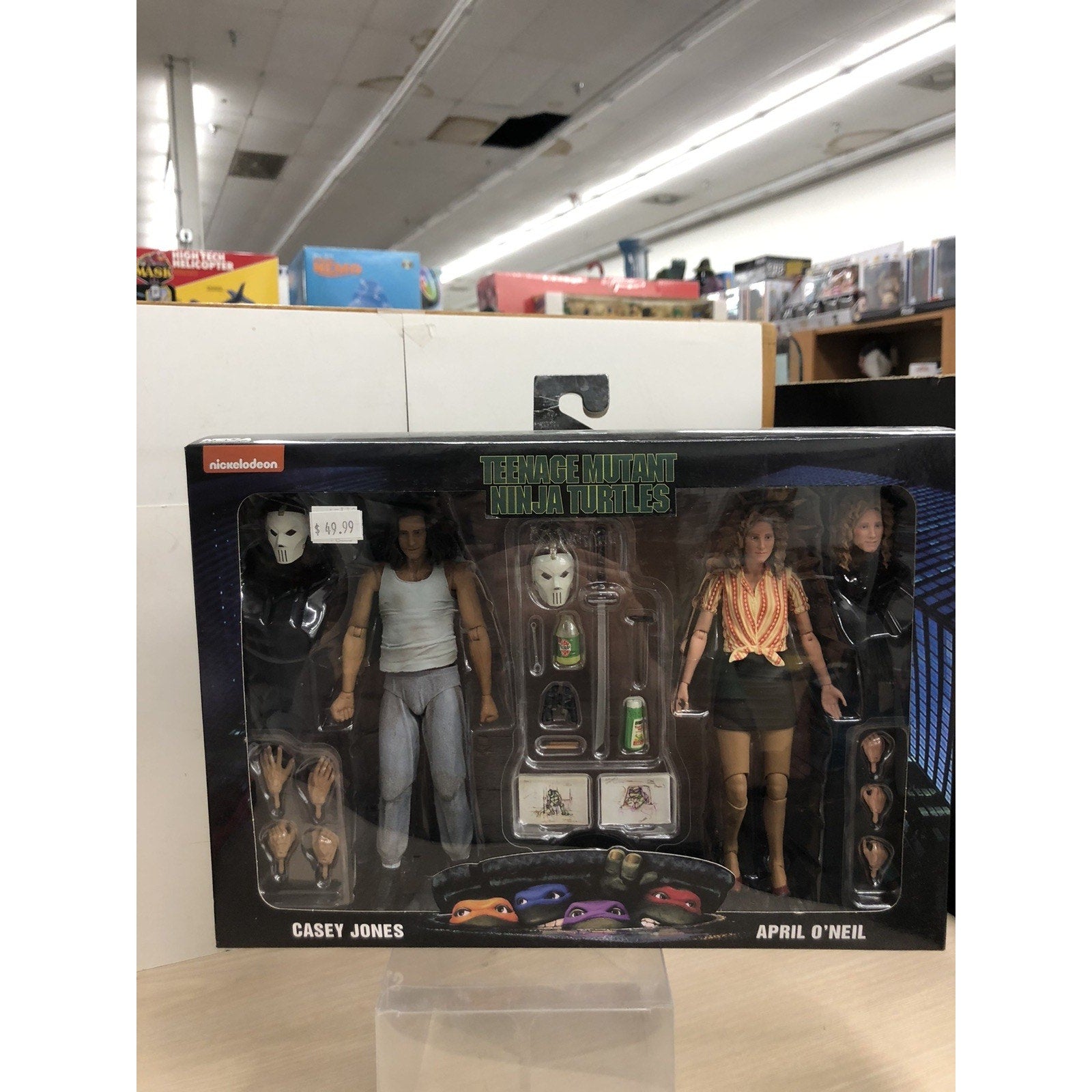NECA Teenage Mutant Ninja Turtles April O'Neil & Casey Jones 7 inch Action...