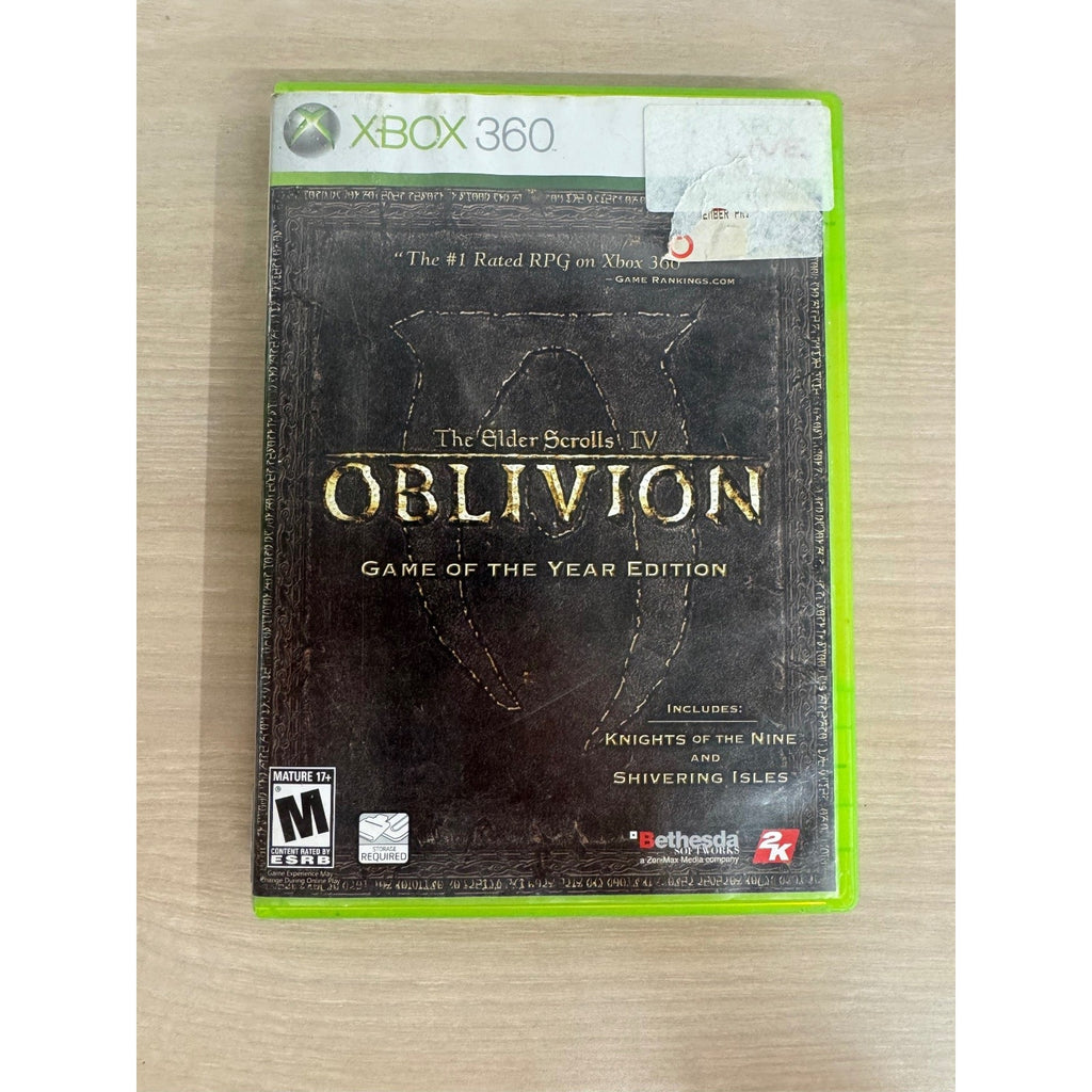 The Elder Scrolls IV: Oblivion Game of the Year Edition Xbox 360 Video Game RPG