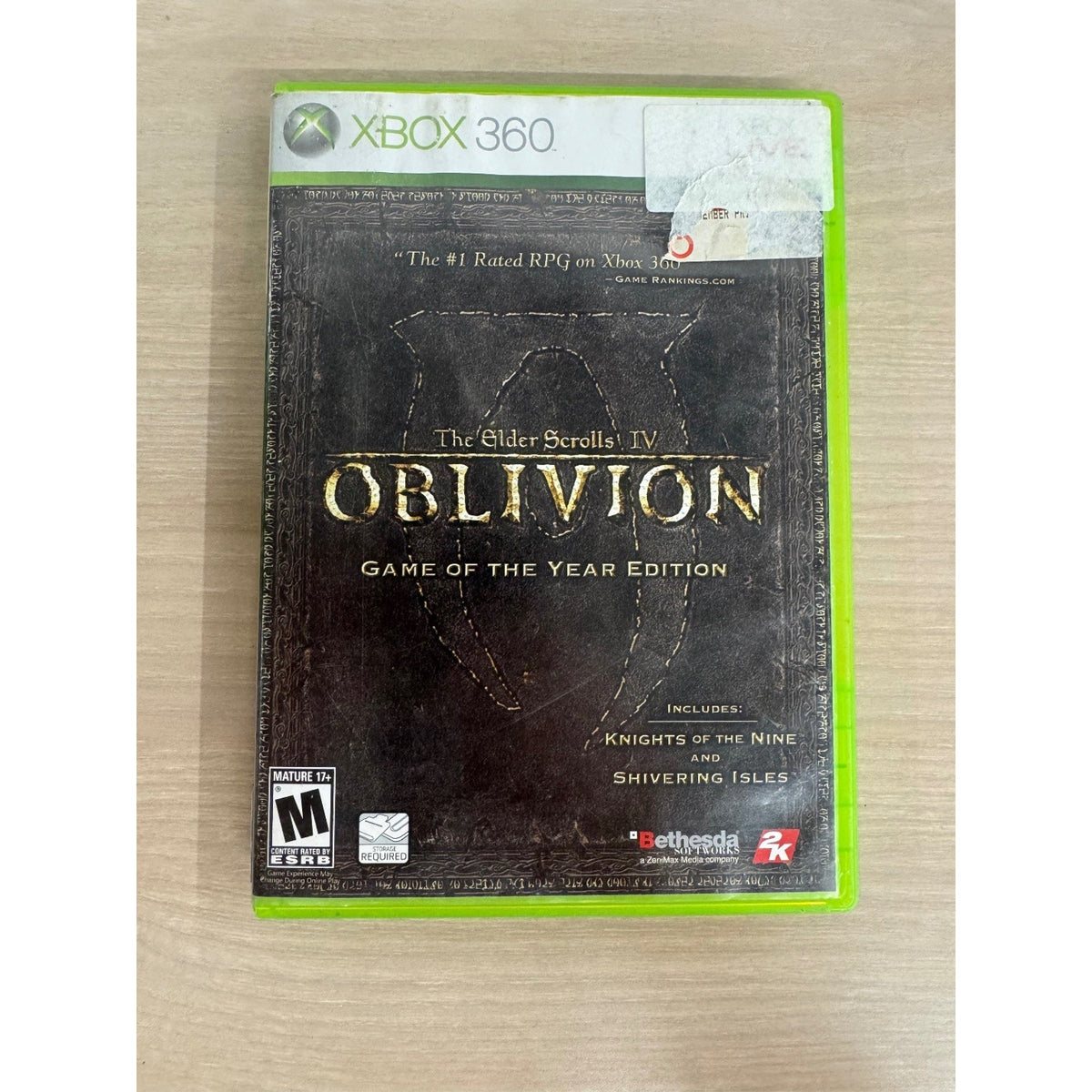 The Elder Scrolls IV: Oblivion Game of the Year Edition Xbox 360 Video Game RPG