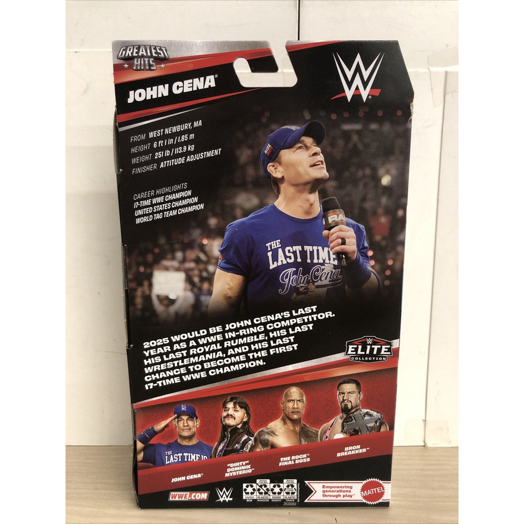 Mattel WWE Elite Collection Greatest Hits John Cena 6" Action Figure Los Angeles