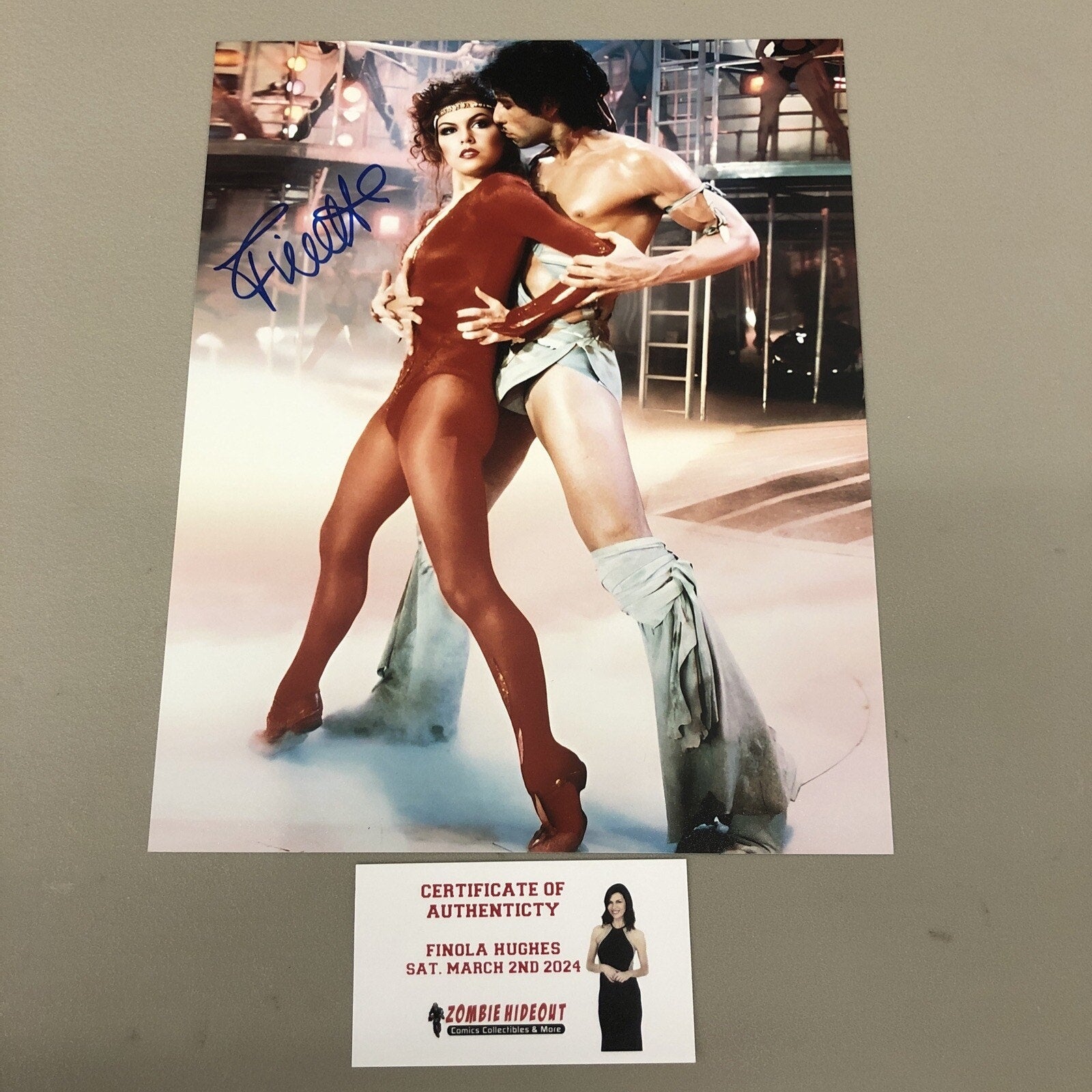 Finola Hughes Stayin Alive Autograph 8X10 Signed w Store CoA General Hospital