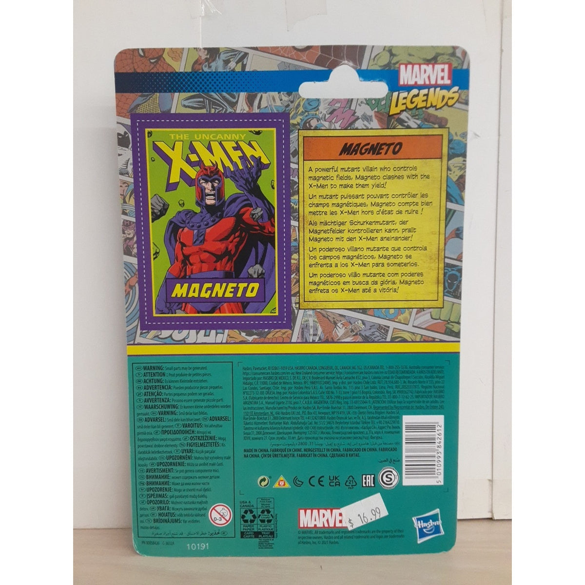 Marvel Legends Magneto Retro Action Figure Toy