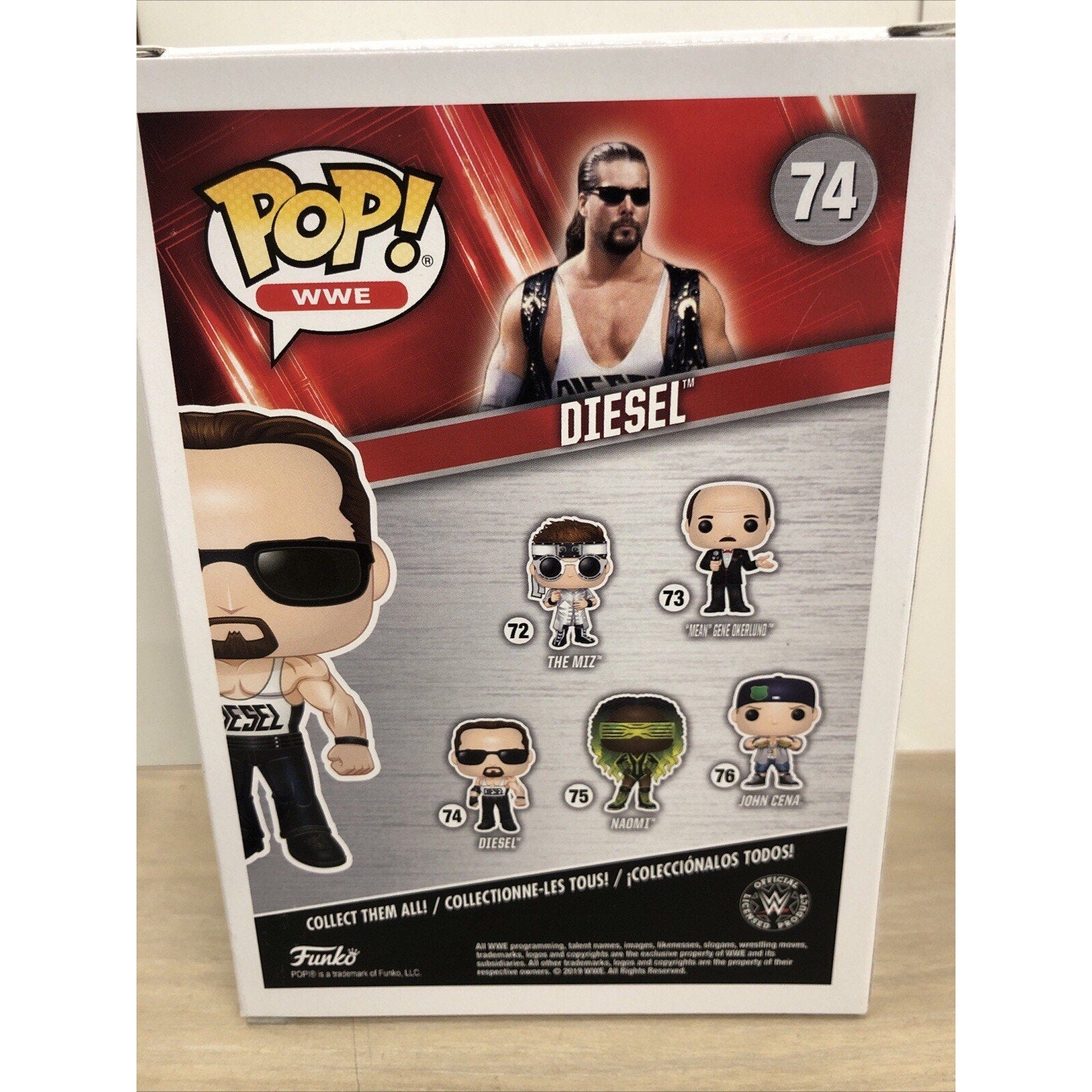 Funko Pop! Vinyl: WWE - Diesel #74 Signed Certified Fanatics