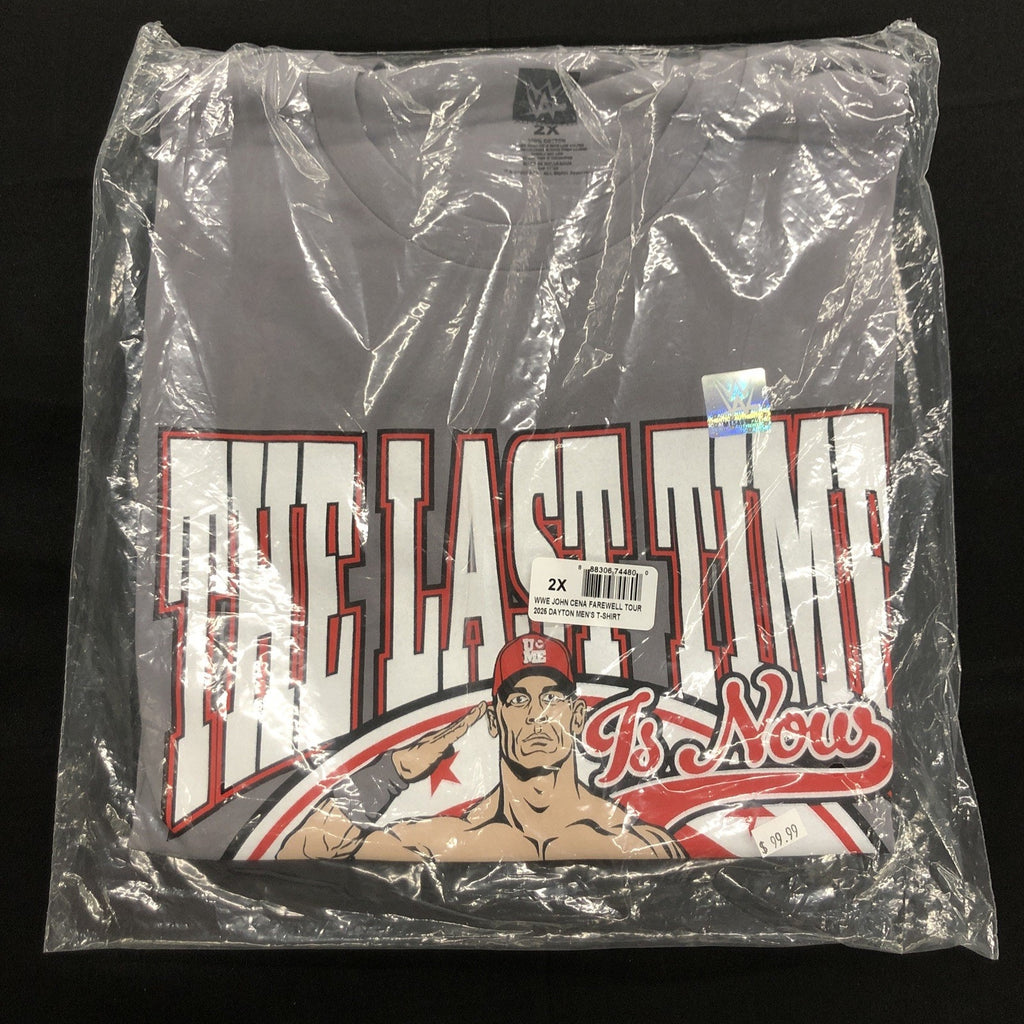 WWE John Cena Farewell Tour 2025 Dayton Grey T-Shirt 2XL