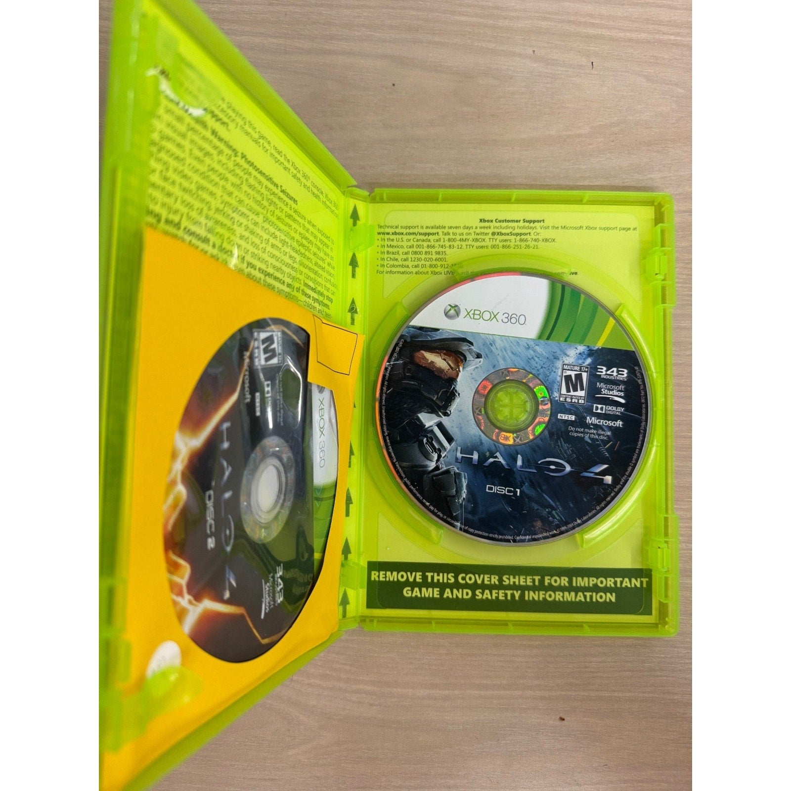 Halo 4 Xbox 360 Video Game Multiplayer NTSC