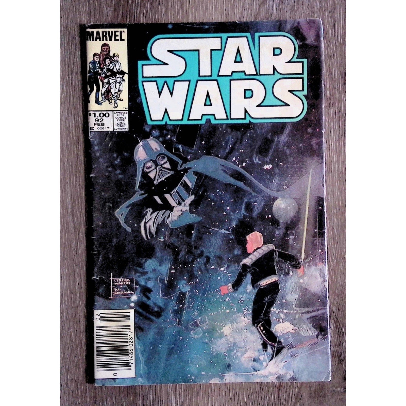 Star Wars #92 Marvel Newsstand Edition 1984 Darth Vader Bronze Age