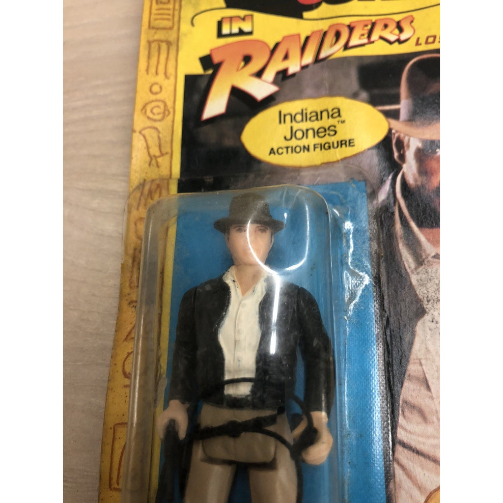 1982 Kenner Indiana Jones ROTLA Indiana Jones Action Figure 4 Back Card See Pics