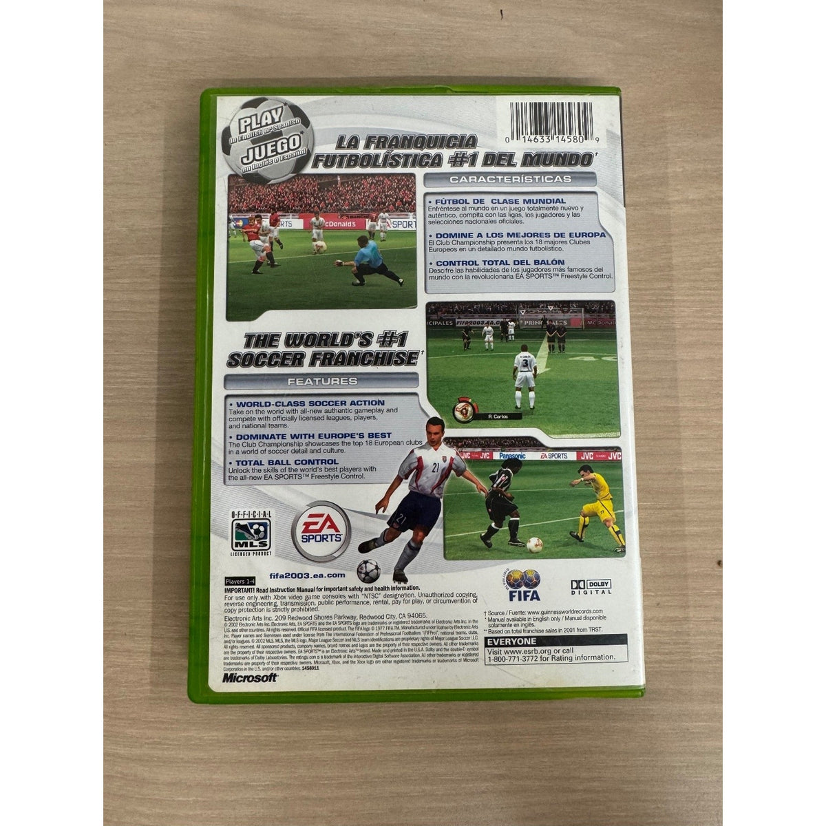 FIFA Soccer 2003 Xbox Video Game Sports FIFA NTSC Multiplayer