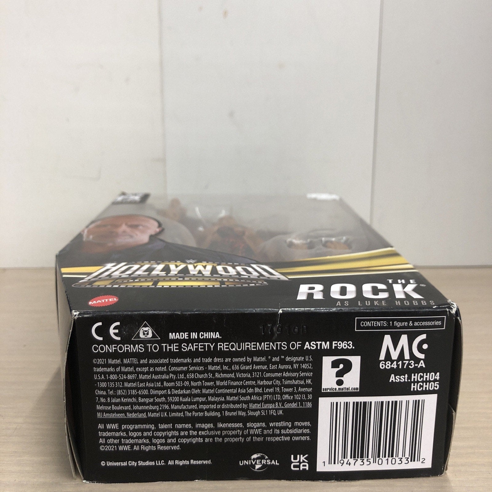 Mattel WWE Elite Hollywood The Rock 6" Action Figure
