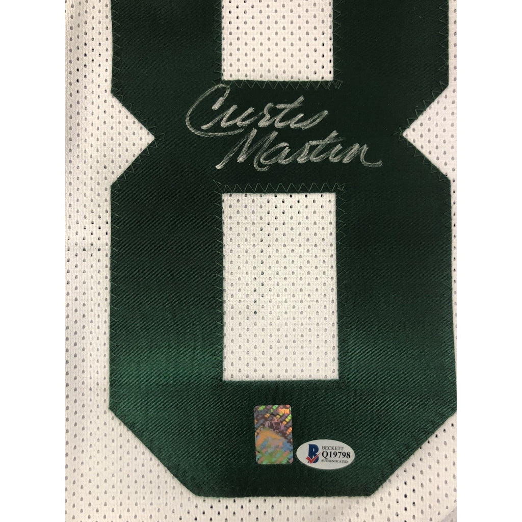 Curtis Martin Signed Jersey Autograph Beckett COA Jets