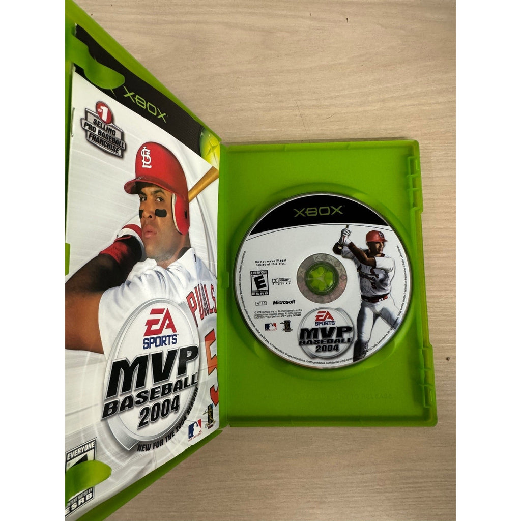 MVP Baseball 2004 Xbox Video Game Albert Pujols EA Sports NTSC Multiplayer