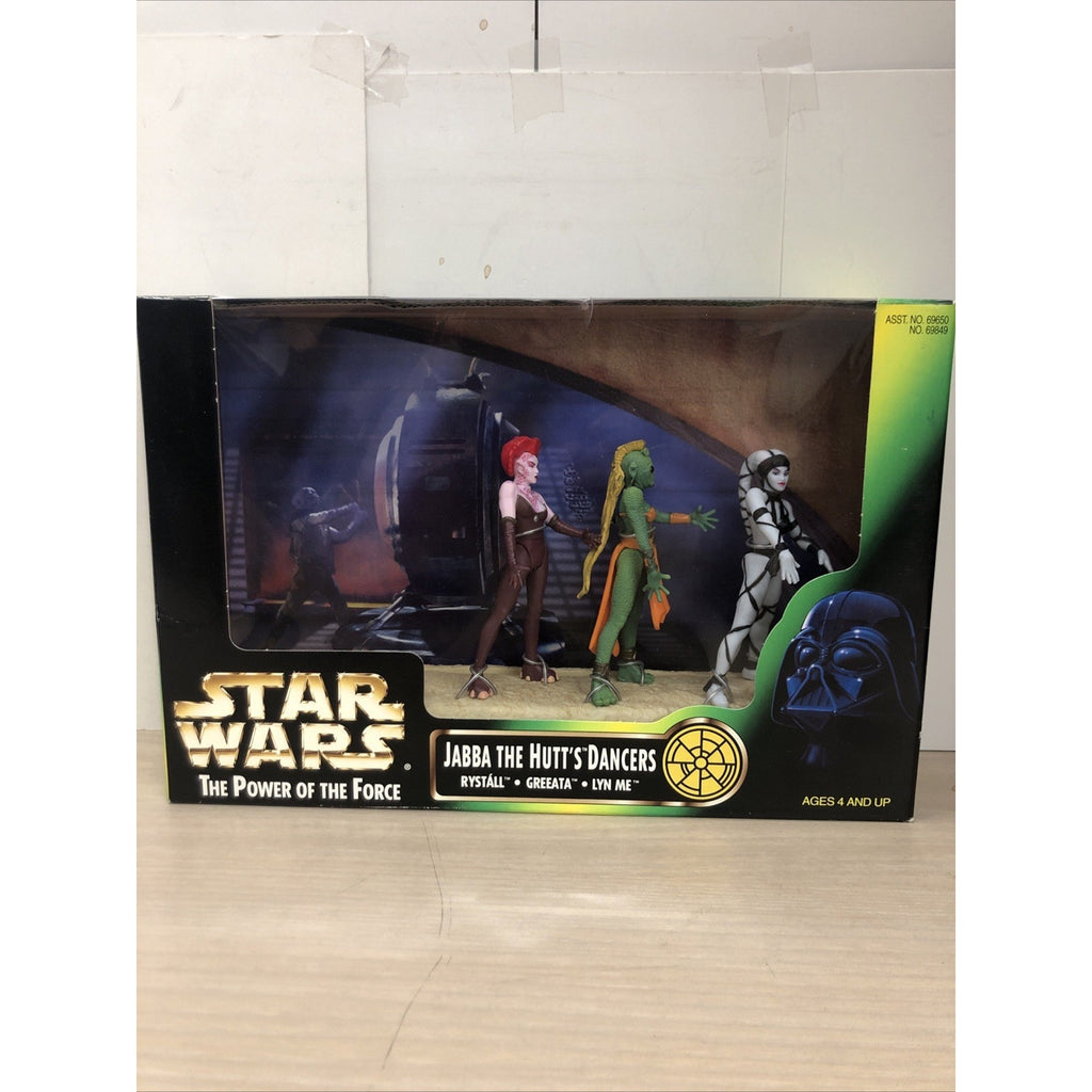 Kenner Star Wars Jabba The Hutt's Dancers 3 Figure Set Power of the Force 1998