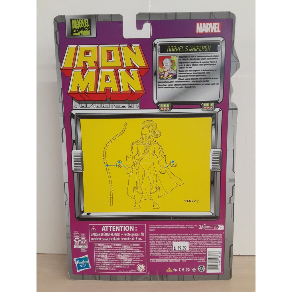 Hasbro Marvel Legends 6" Whiplash Iron Man Retro Series Action Figure