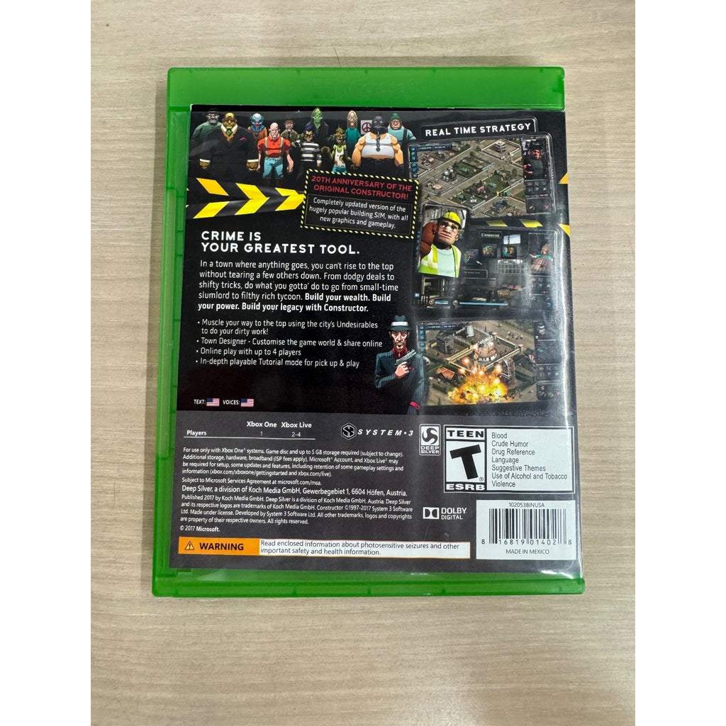 Constructor Construction Meets Corruption Xbox One Video Game Strategy