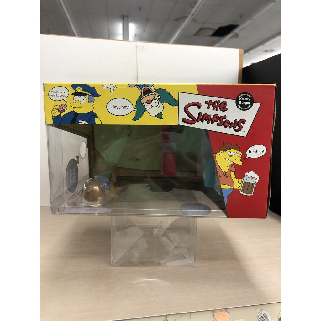 Simpsons Krusty Burger Pimply Faced Teen Action Figure Interactive Playmates New