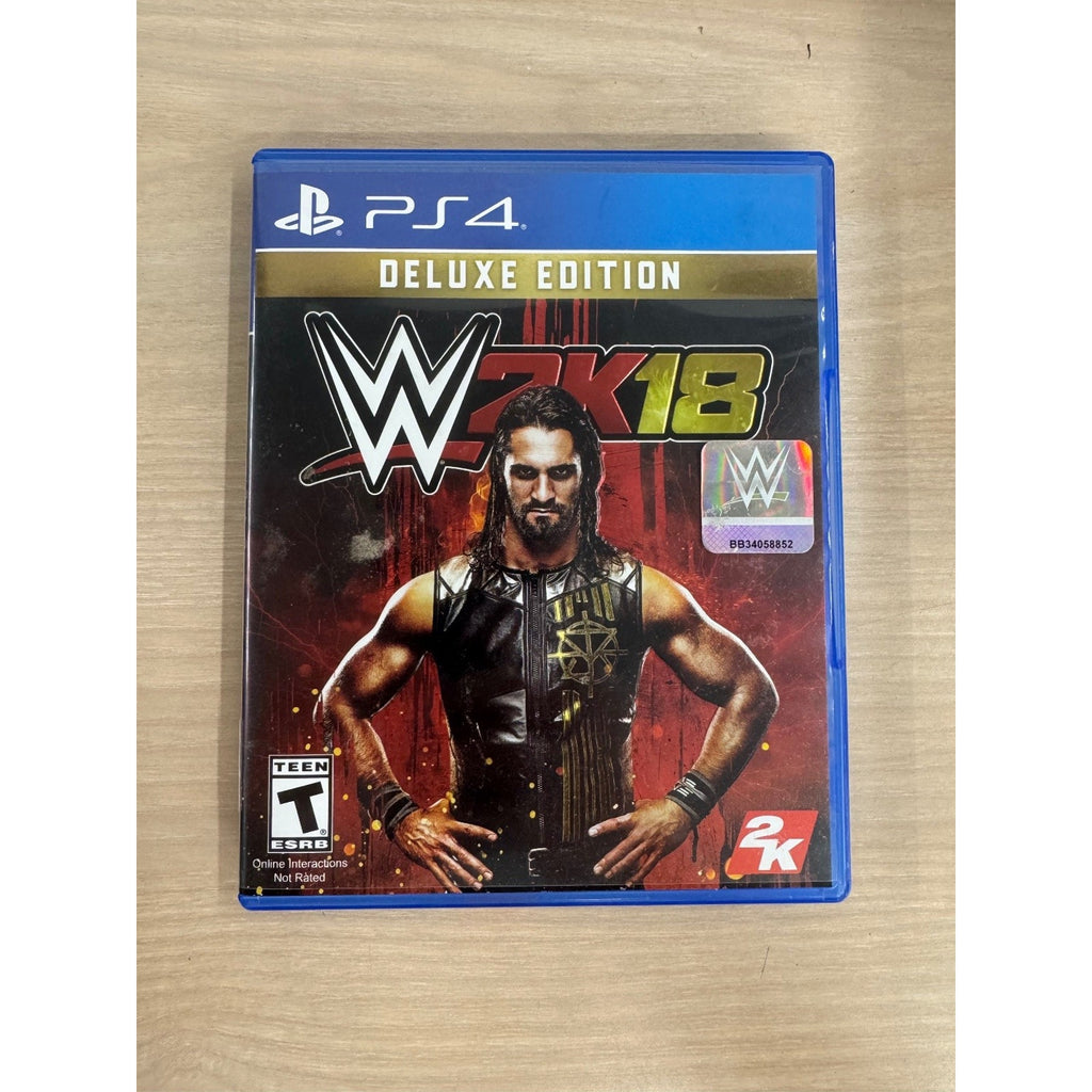 WWE 2K18 Deluxe Edition PS4 PlayStation 4 Video Game Wrestling