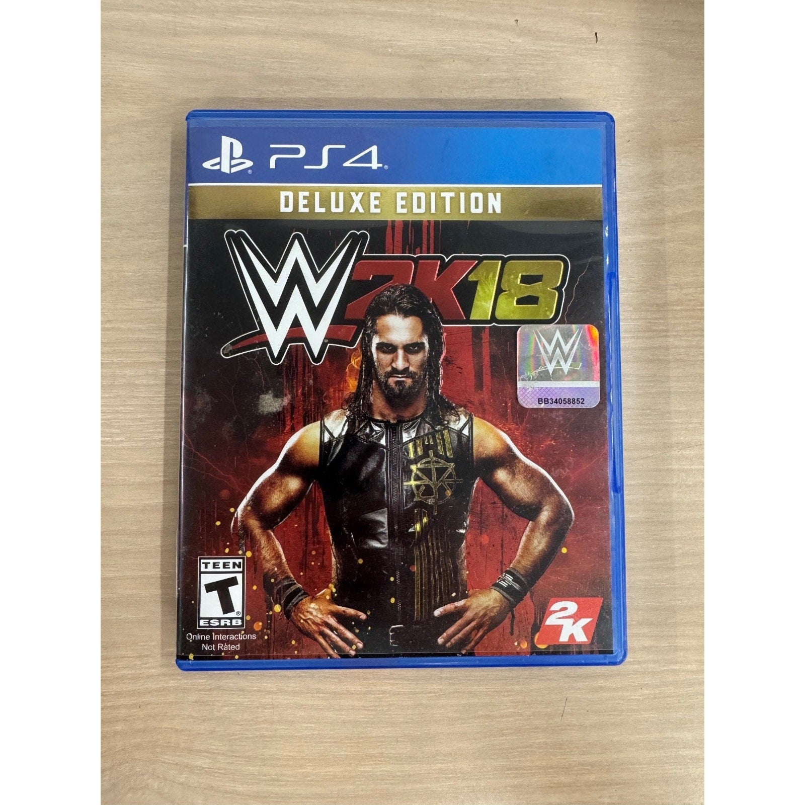 WWE 2K18 Deluxe Edition PS4 PlayStation 4 Video Game Wrestling