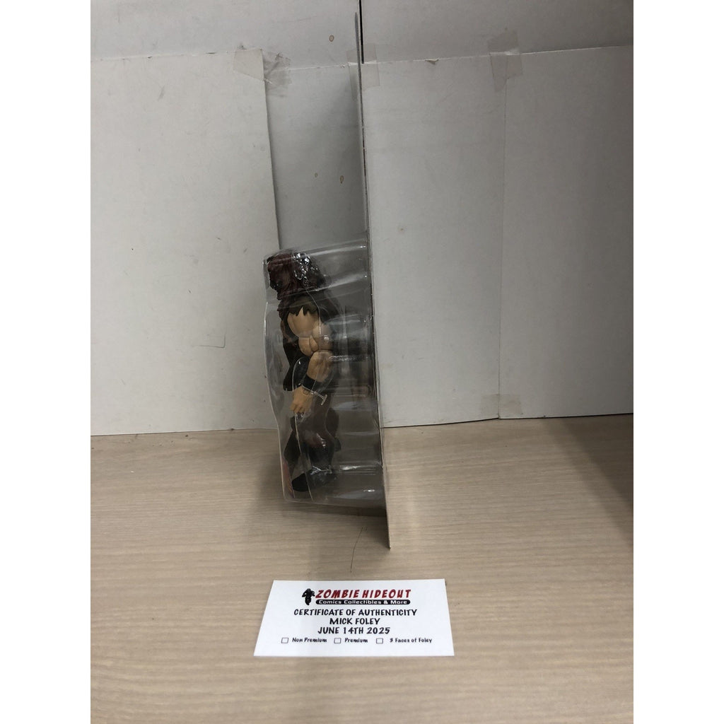 WWE MICK FOLEY Signed Mattel Mankind Superstar Figure AUTOGRAPH W/ STORE COA