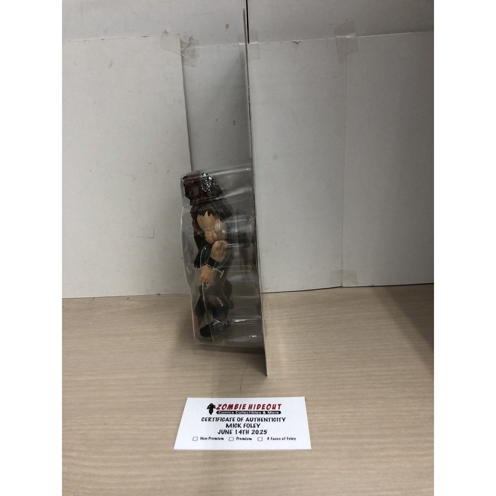 WWE MICK FOLEY Signed Mattel Mankind Superstar Figure AUTOGRAPH W/ STORE COA
