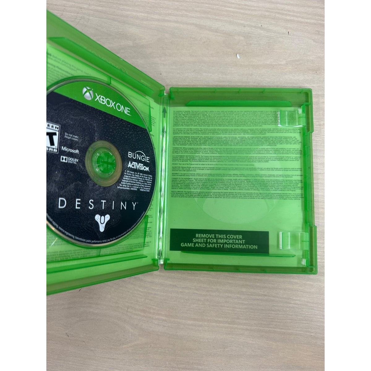 Destiny Xbox One Video Game FPS Multiplayer Online Action Sci-Fi