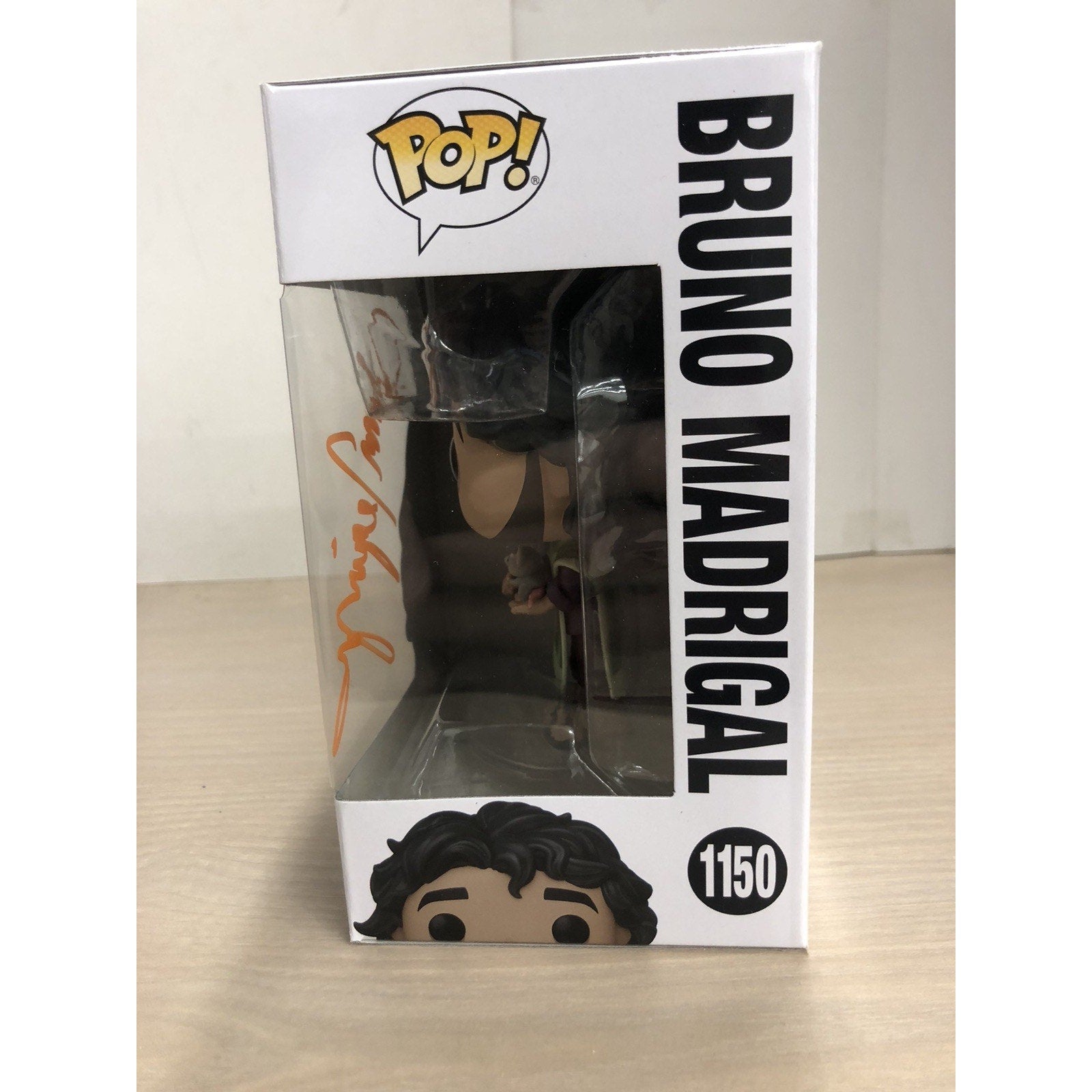 John Leguizamo Signed Funko POP 1150 Bruno Madrigal Disney Encanto NO COA Auto