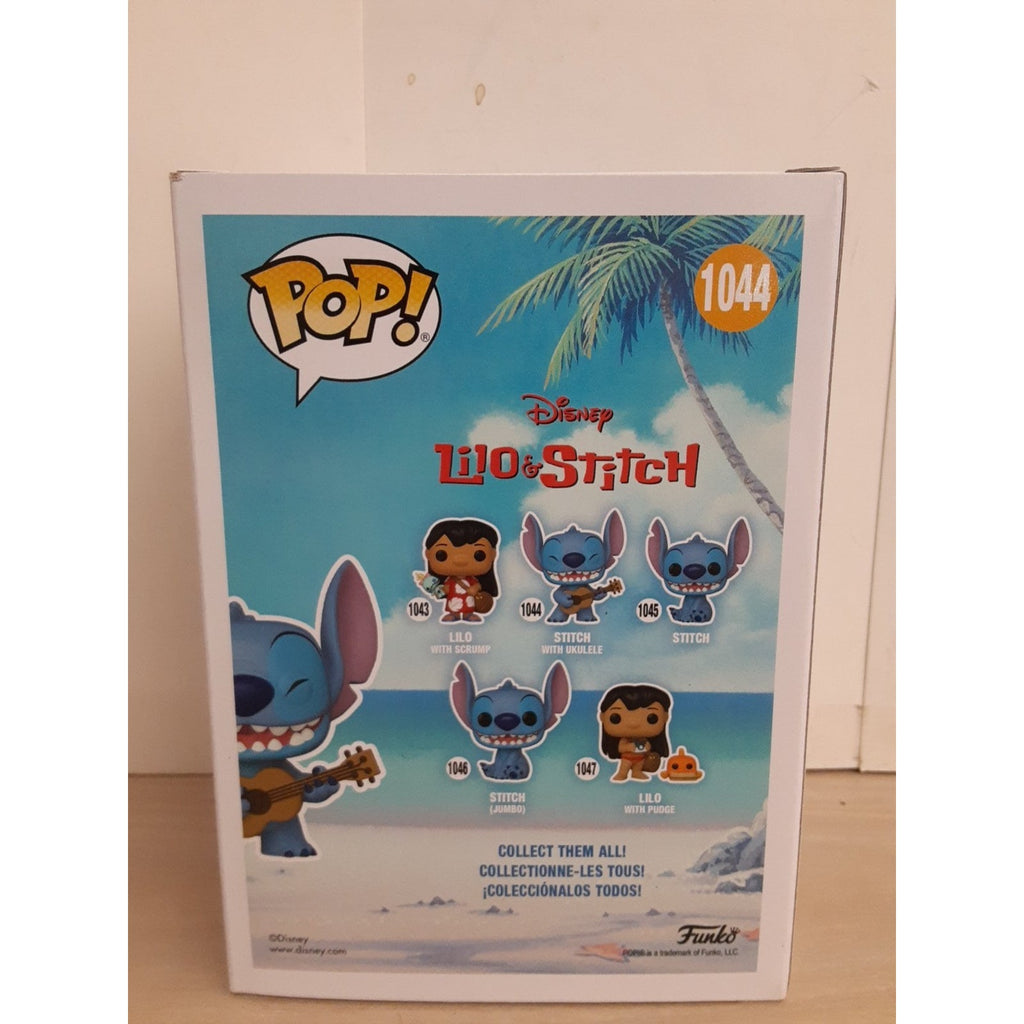Pop! Stitch with Ukulele Diamond Collection Entertainment Earth Exclusive #1044