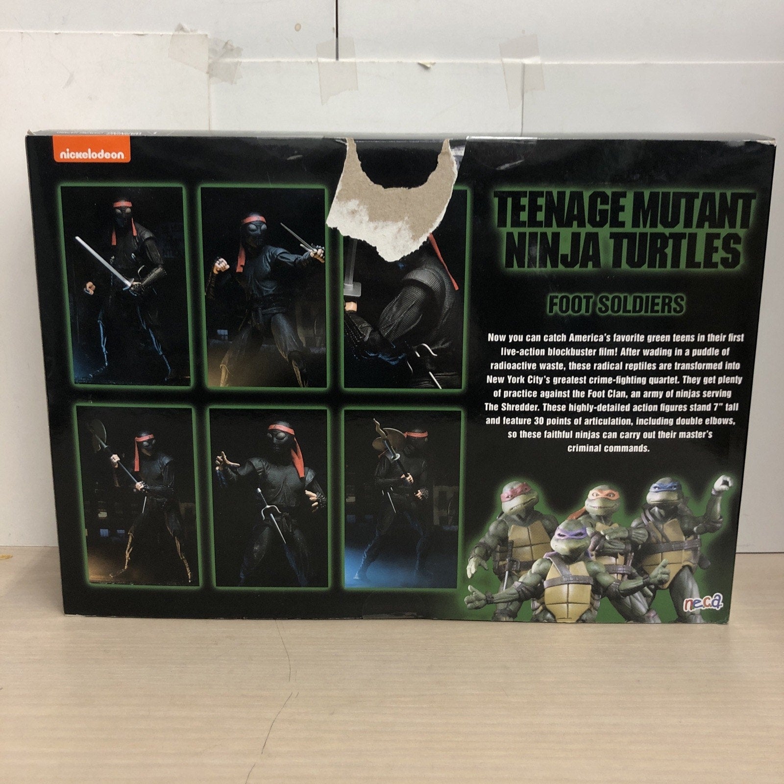 NECA TMNT Movie Walmart Foot Soldier 7 inch Action Figure