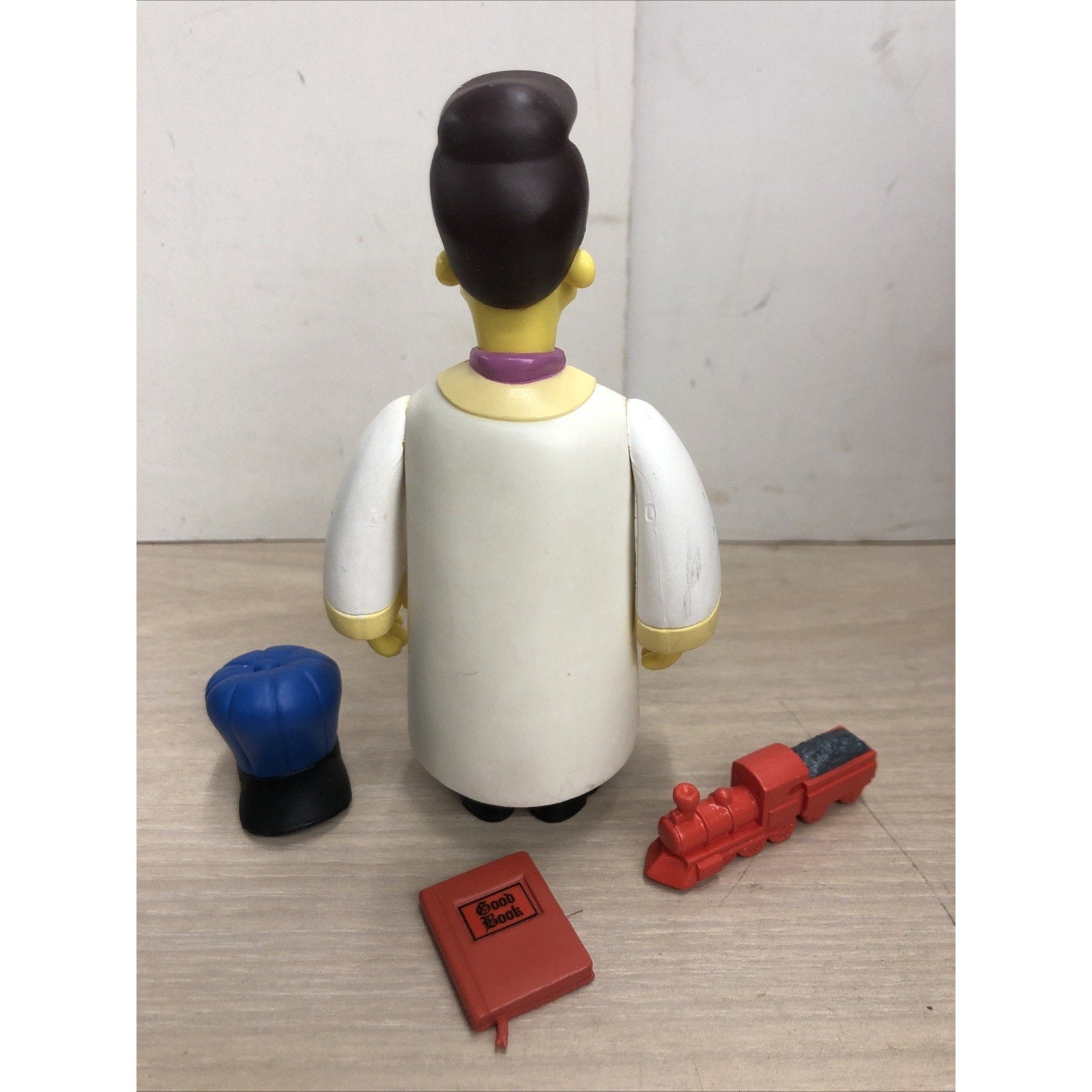 The SIMPSONS world of springfield REVEREND LOVEJOY Playmates LOOSE COMPLETE