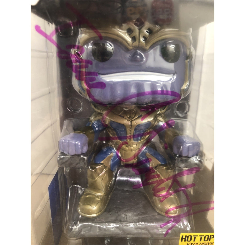 Funko Pop! Marvel Thanos #331 - Hot Topic Signed By Isaac Singleton PSA COA