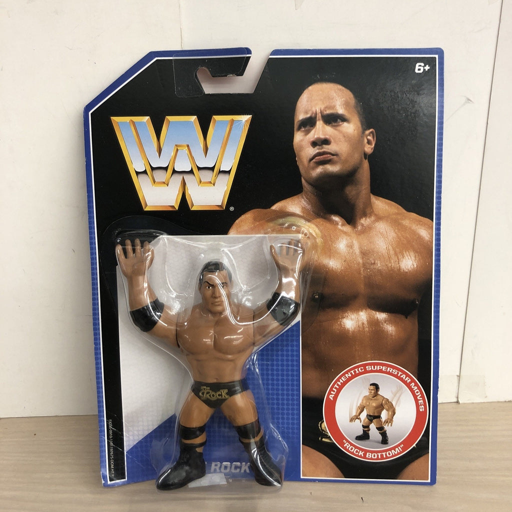 Mattel WWE Retro Series 2 The Rock Hasbro Style