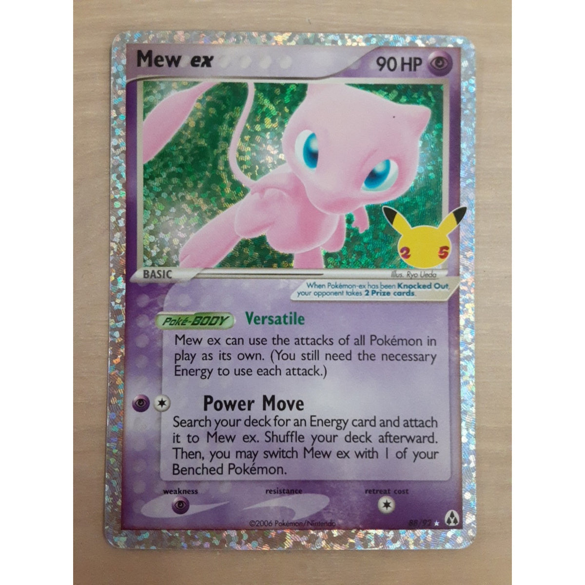 Mew ex 88/92 Celebrations: Classic Collection Holo