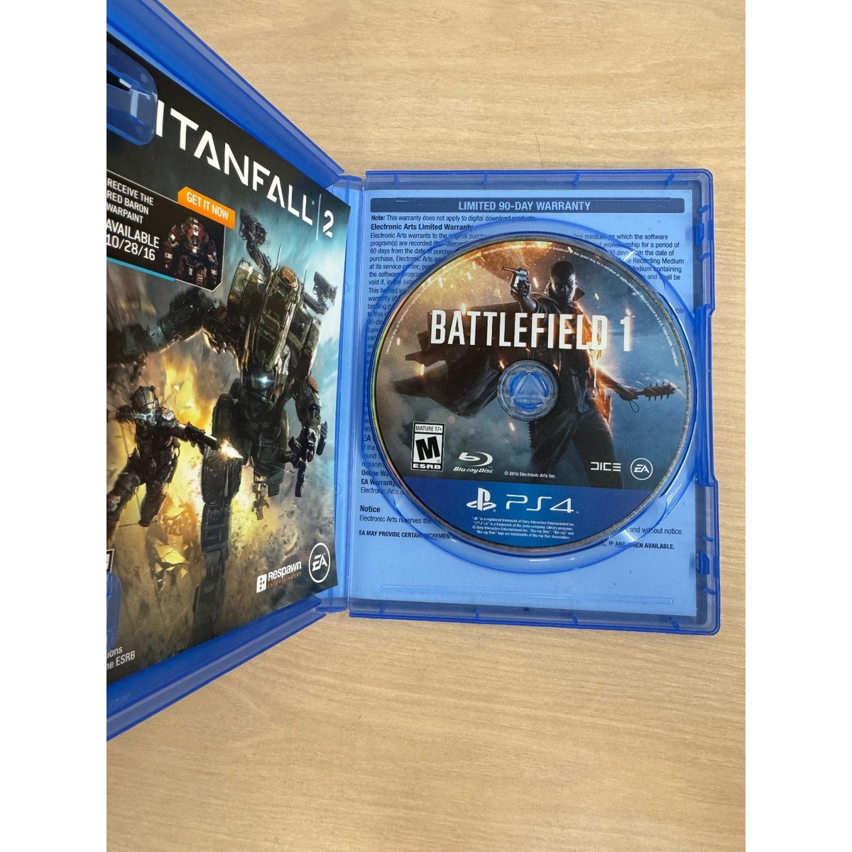 Battlefield 1 PS4 Video Game Multiplayer First-Person Shooter Action FPS