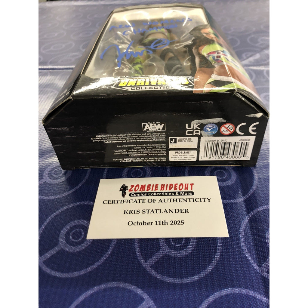 AEW Kris Statlander Signed Autograph Unrivaled Store COA Inscribed Women’s Champ