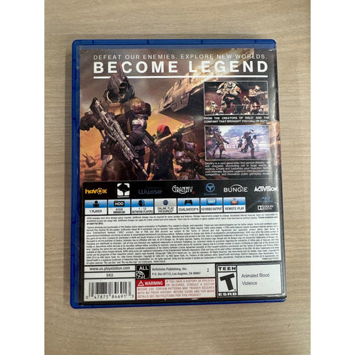 Destiny PS4 PlayStation 4 Video Game FPS Sci-Fi Action Multiplayer