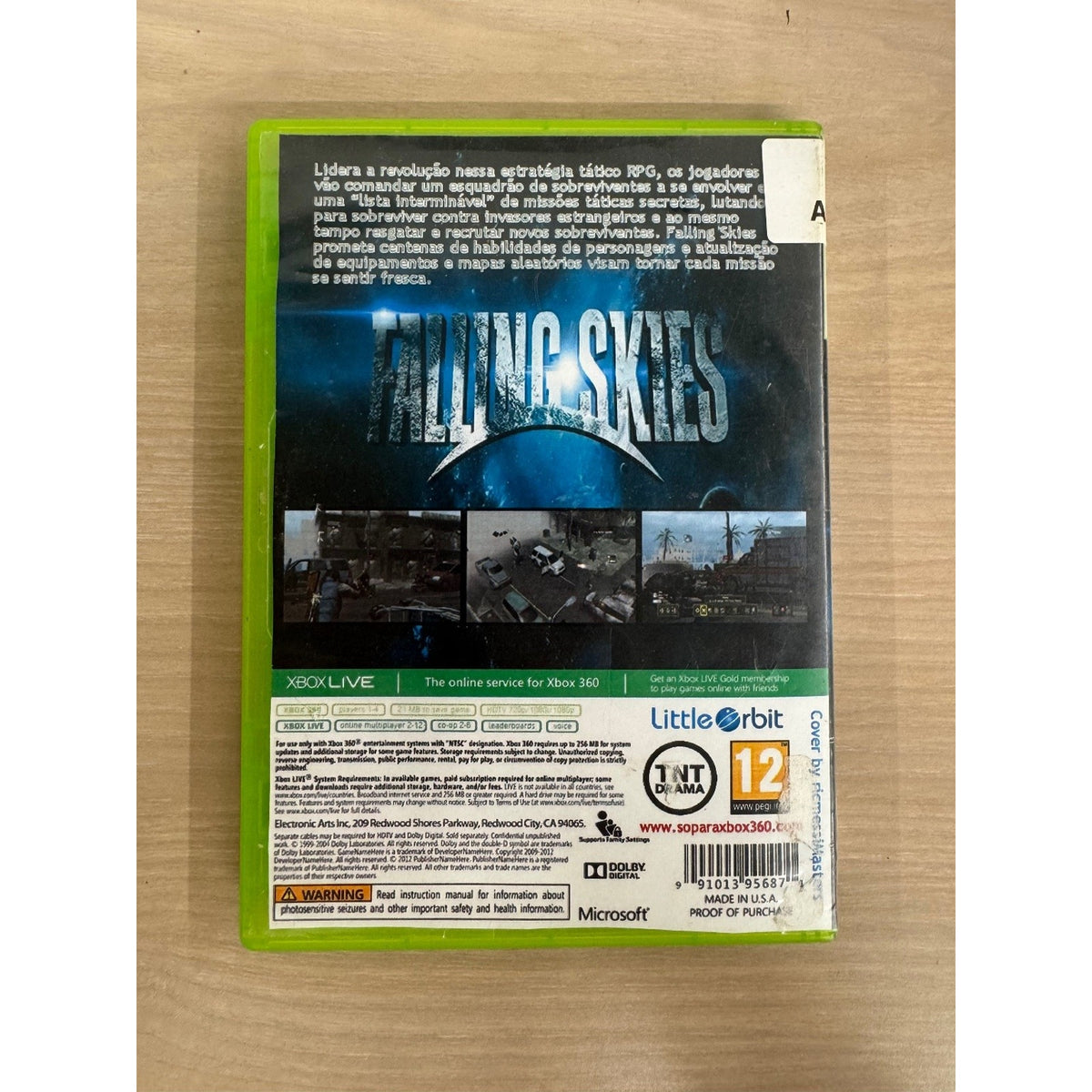 Falling Skies: The Game Xbox 360 Video Game Tactical RPG Sci-Fi Strategy