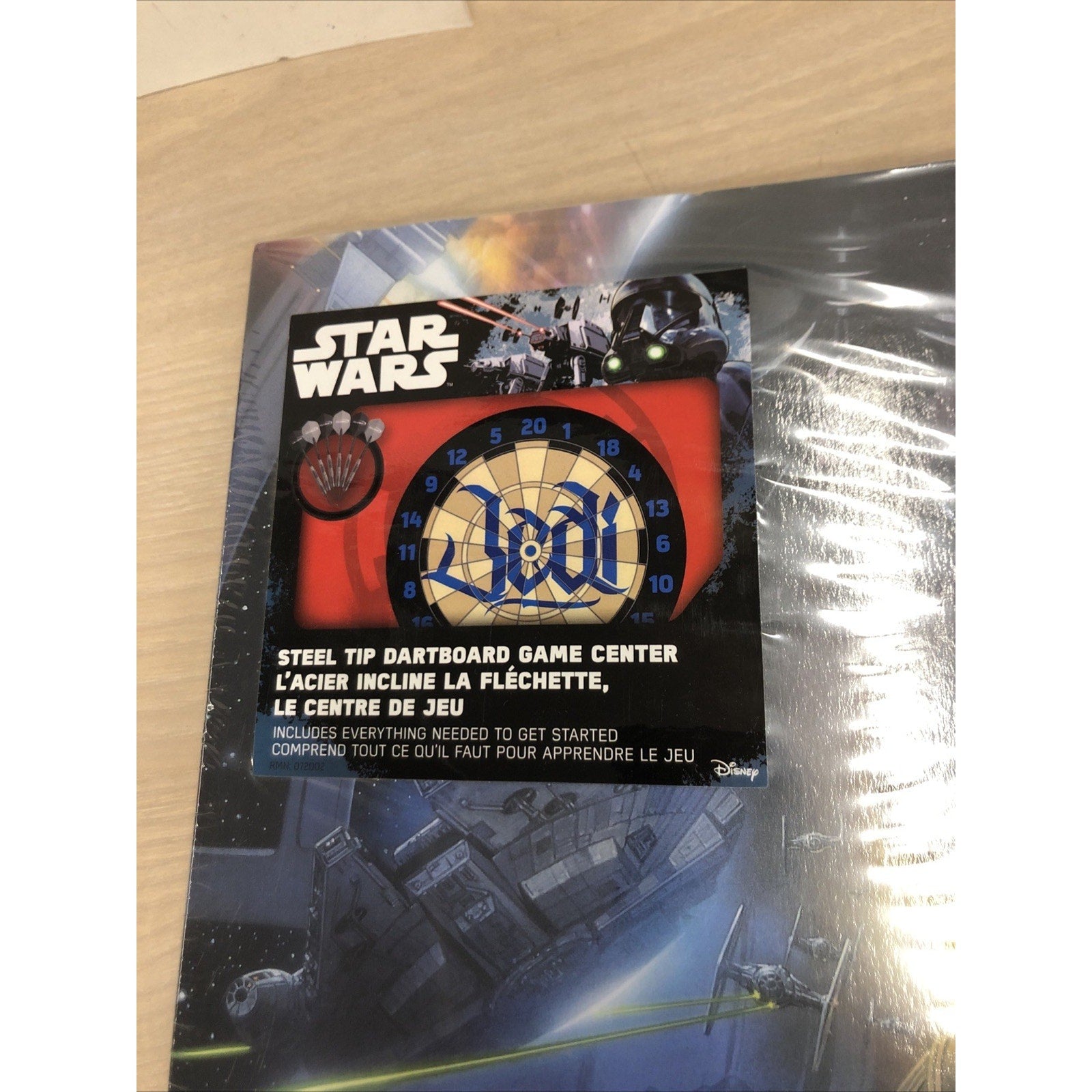 New Star Wars Return of the Jedi Double Sided Steel Tip Dartboard Game Sealed