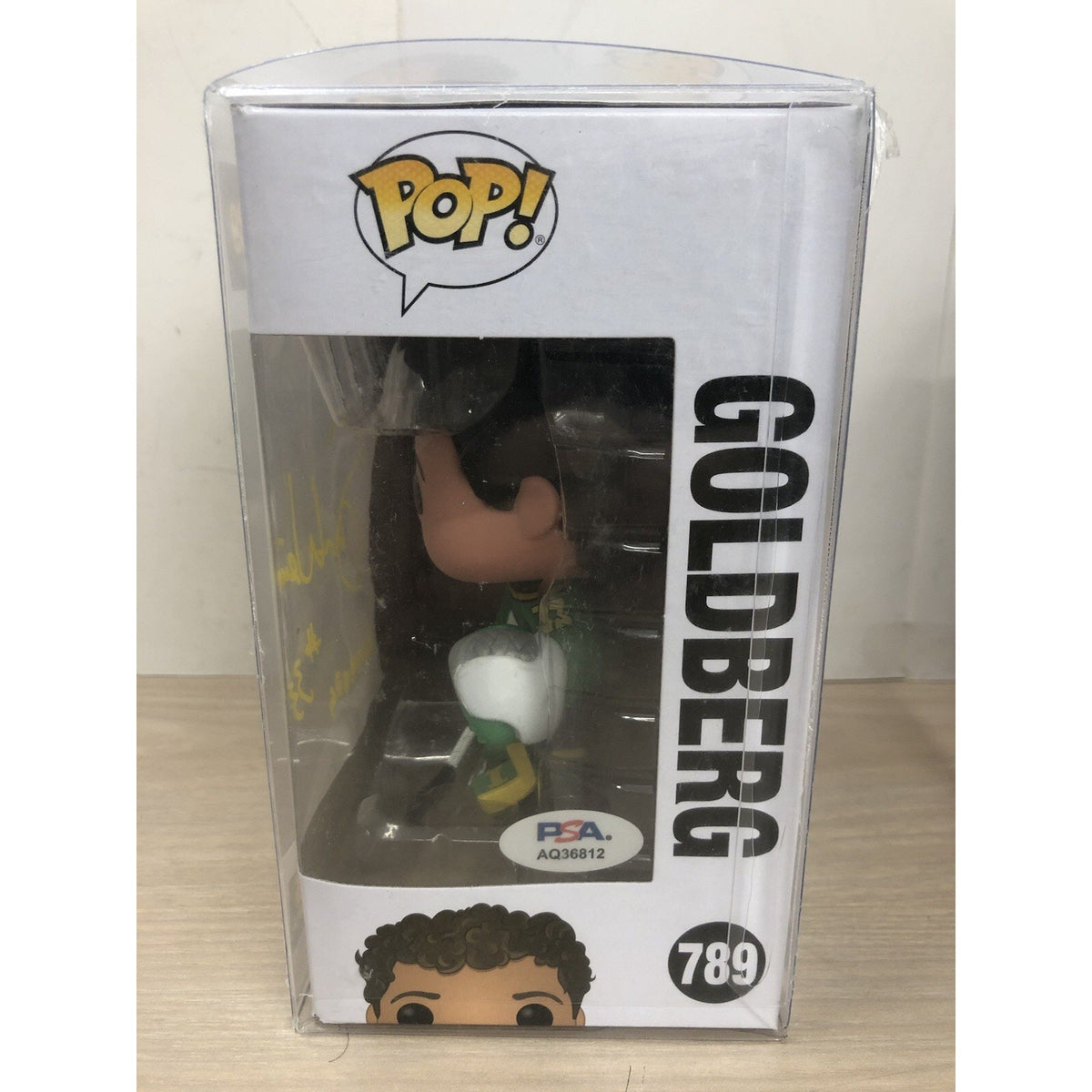 Shaun Weiss Signed Mighty Ducks Goldberg Funko Pop #789 Autograph PSA CoA