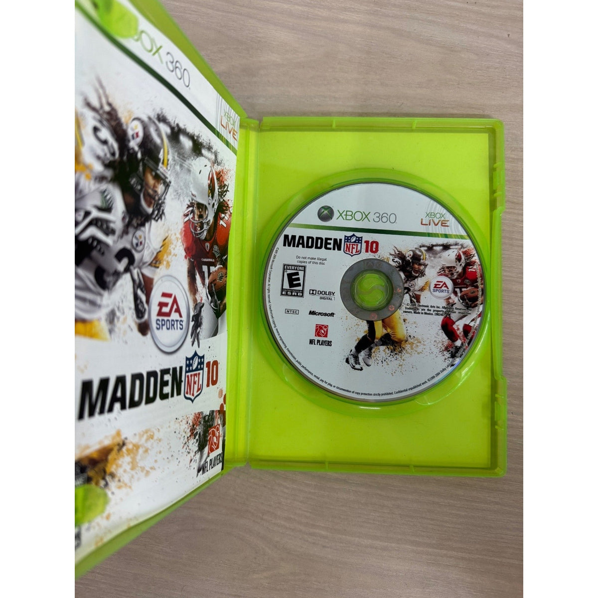 Madden NFL 10 Xbox 360 Video Game Football Multiplayer Franchise