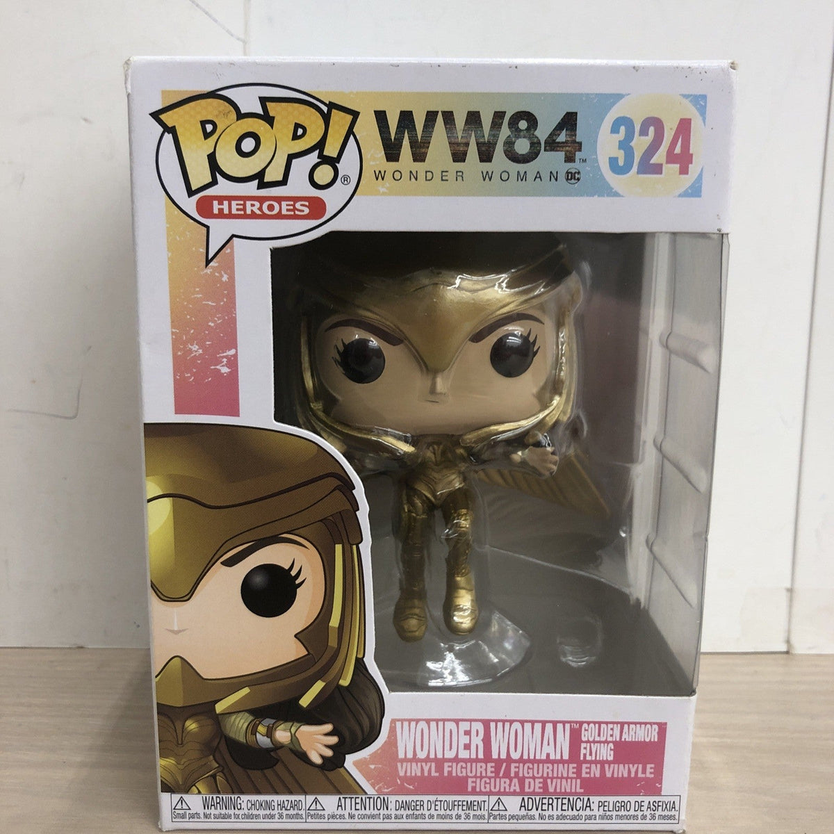 Pop! Wonder Woman Golden Armor Flying #324