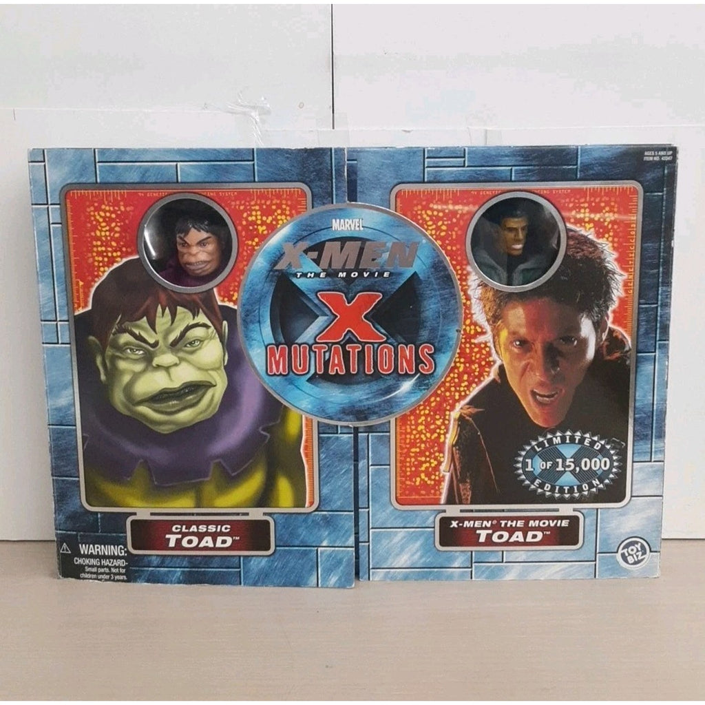 X-Men Movie X Mutations Classic Comic Toad and Movie Toad 9" Action Figure Set