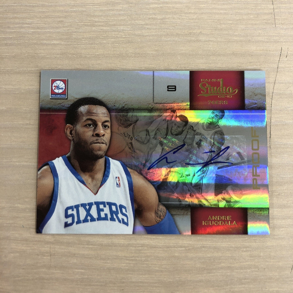 2009-10 Panini Studio Andre Iguodala Proof Auto /5