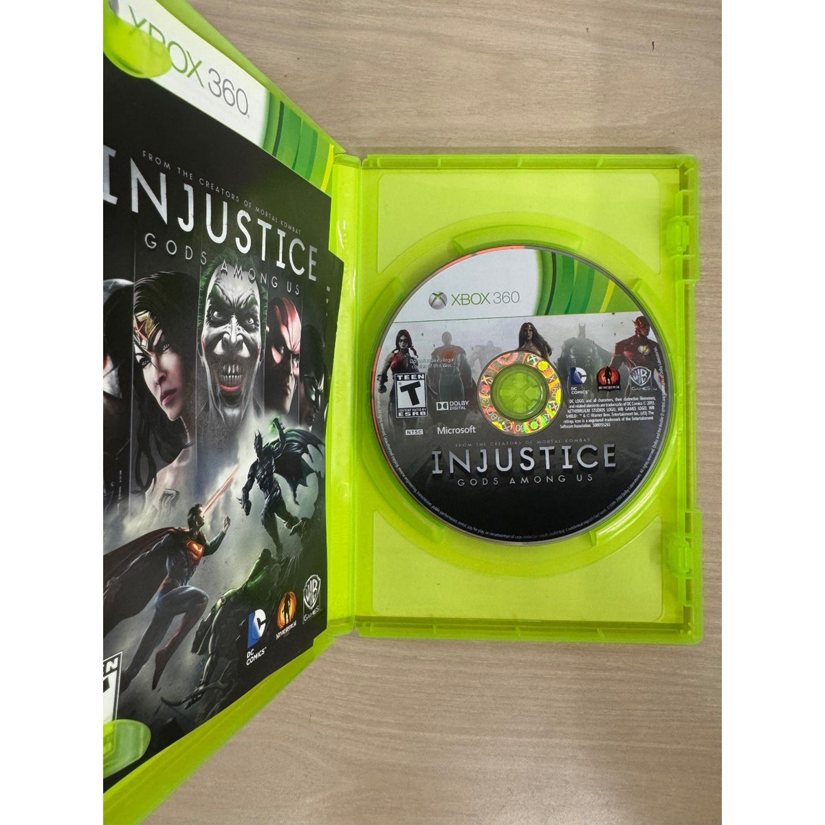 Injustice Gods Among Us Xbox 360 Video Game DC Comics Fighting