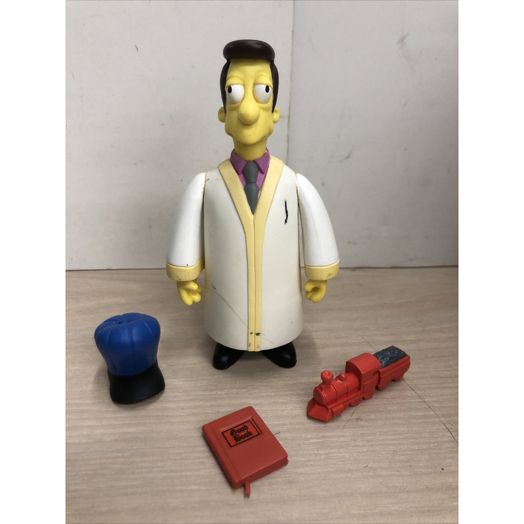 The SIMPSONS world of springfield REVEREND LOVEJOY Playmates LOOSE COMPLETE