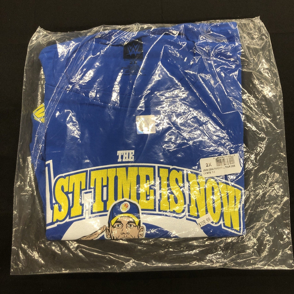 WWE John Cena Farewell Tour 2025 Los Angeles Blue T-Shirt 2XL