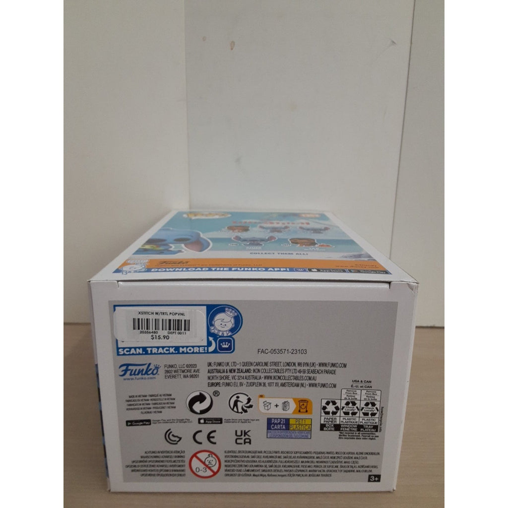 Pop! Stitch With Turtle Hot Topic Exclusive #1353