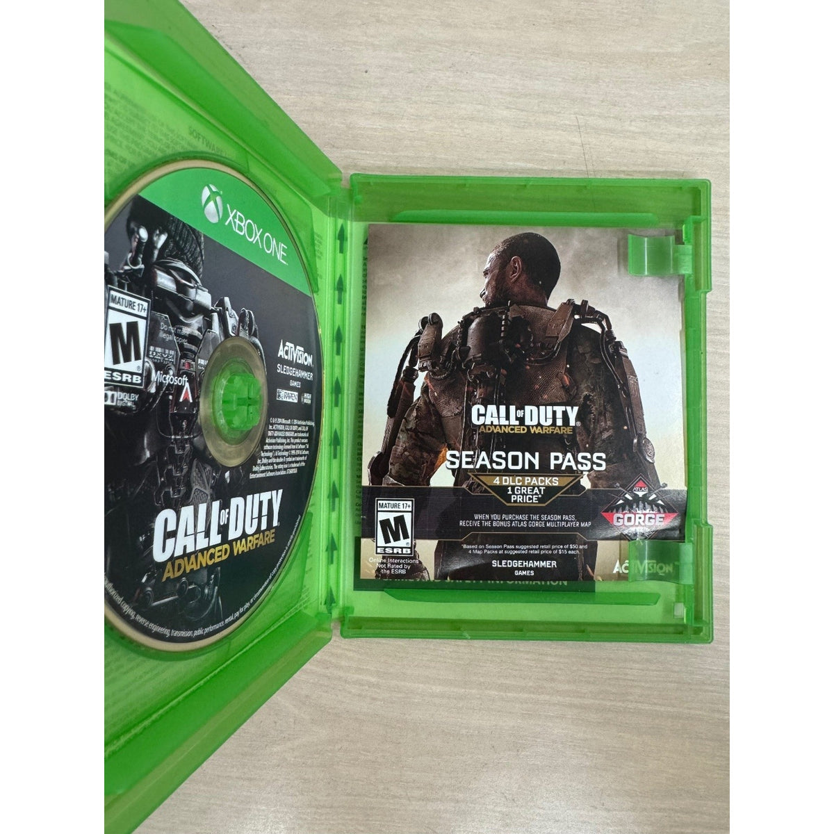 Call of Duty: Advanced Warfare Xbox One Video Game FPS Multiplayer