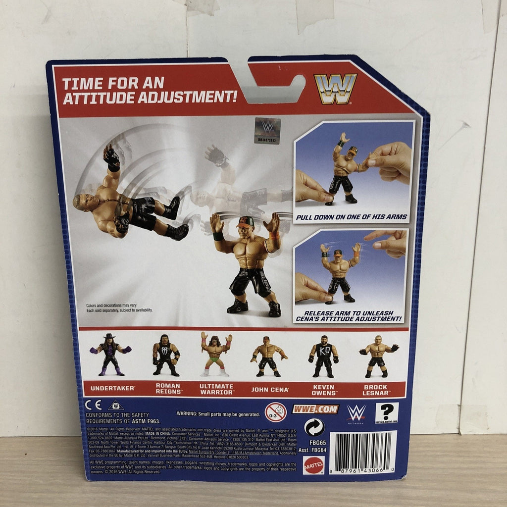 2016 WWE Mattel Retro 1 WWF Hasbro Style John Cena Figure