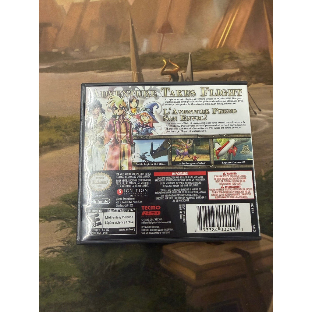 Nostalgia Nintendo DS Video Game RPG Adventure